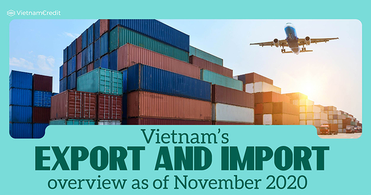 Vietnam’s export and import overview as of November 2020